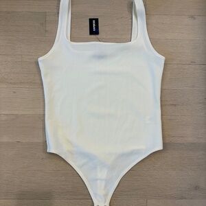 NWT Express Women's Square Neck Bodysuit Tank in Small